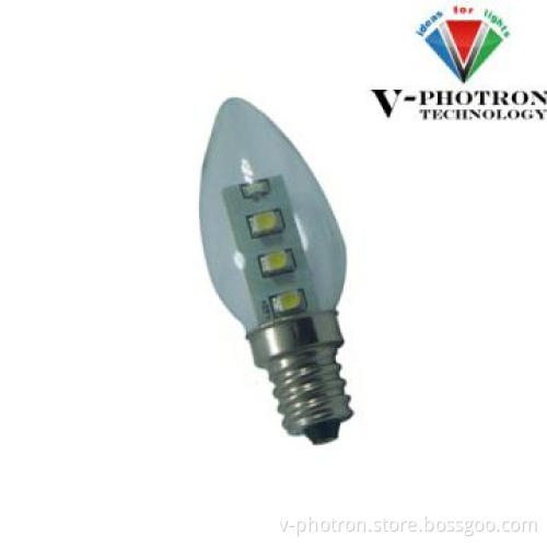 E12 LED Papaya Light Bulb 0.5W